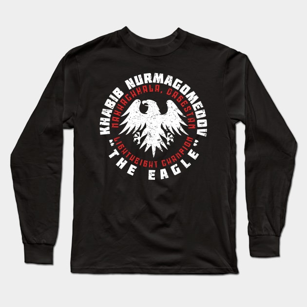 Khabib "The Eagle" Nurmagomedov Long Sleeve T-Shirt by MMAMerch